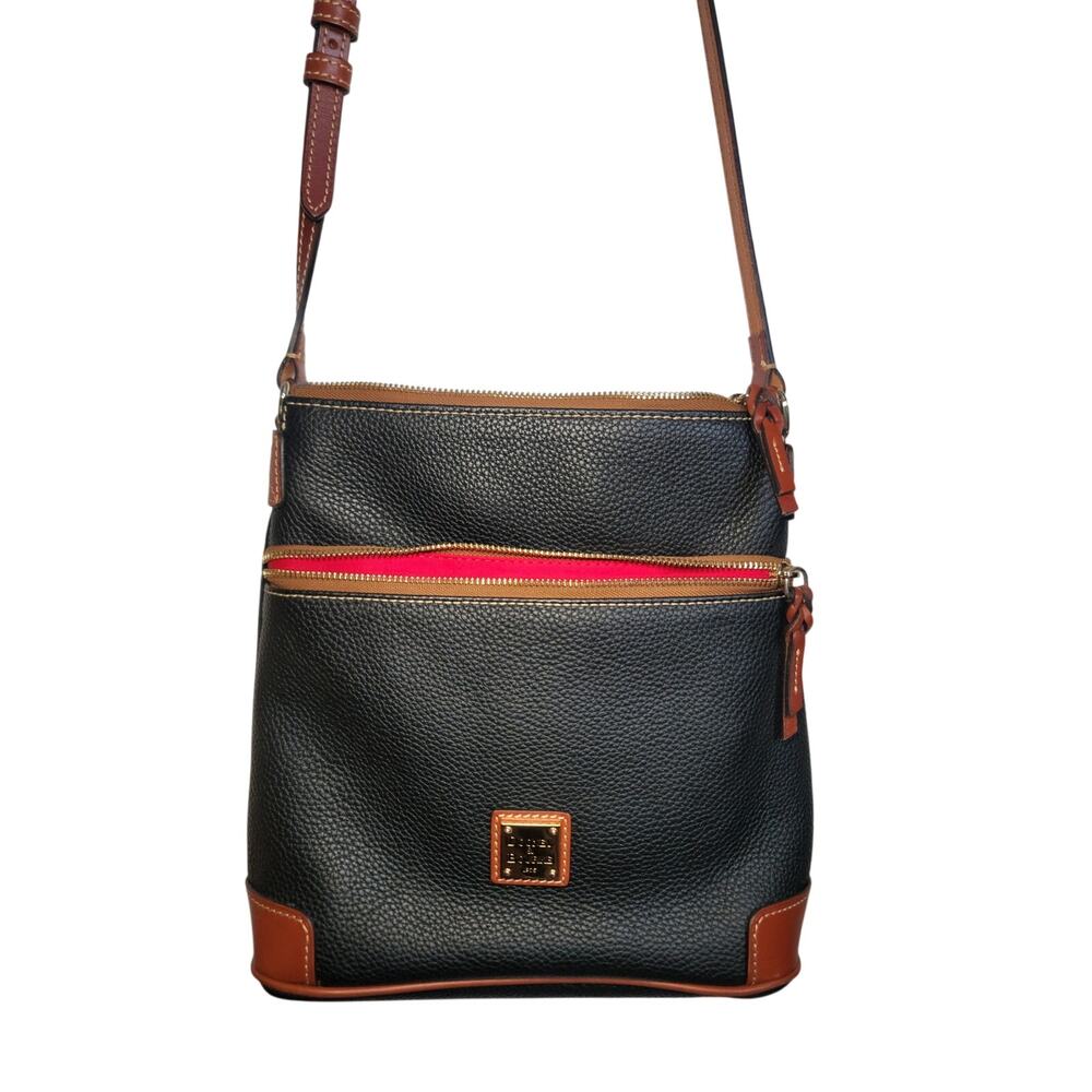 Dooney & Bourke black pebbled leather crossbody